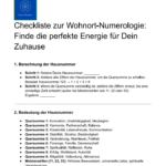Screenshot Checkliste Wohnort-Numerologie